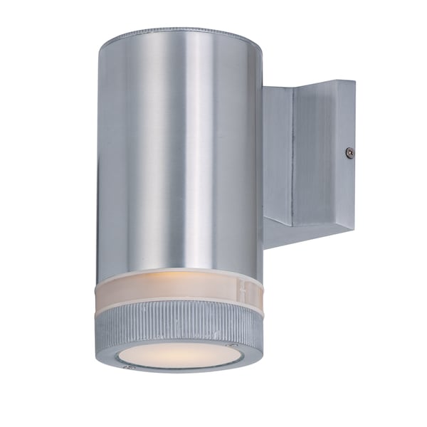 Maxim Lighting Lightray 1-Light 4.25" Wide Brushed Aluminum Outdoor Wall Sconce 6110AL - main
